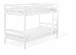 Patrová postel 90 cm Respond (s roštem) (bílá)