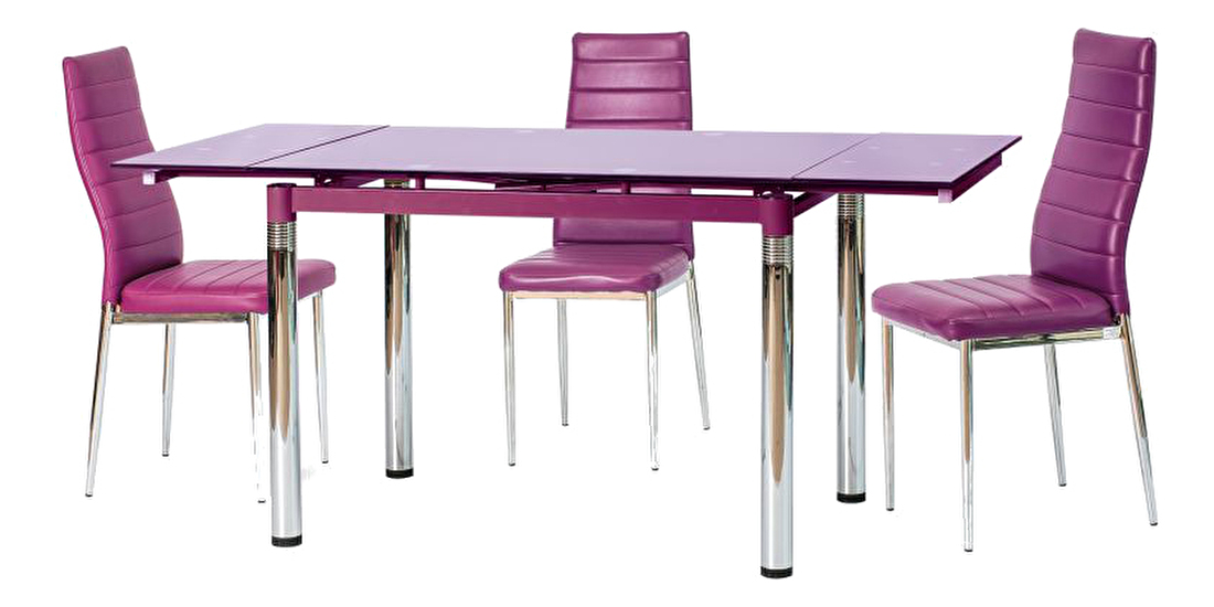 Jídelní stůl GD-018 (fialová) (pro 4 až 6 osob)