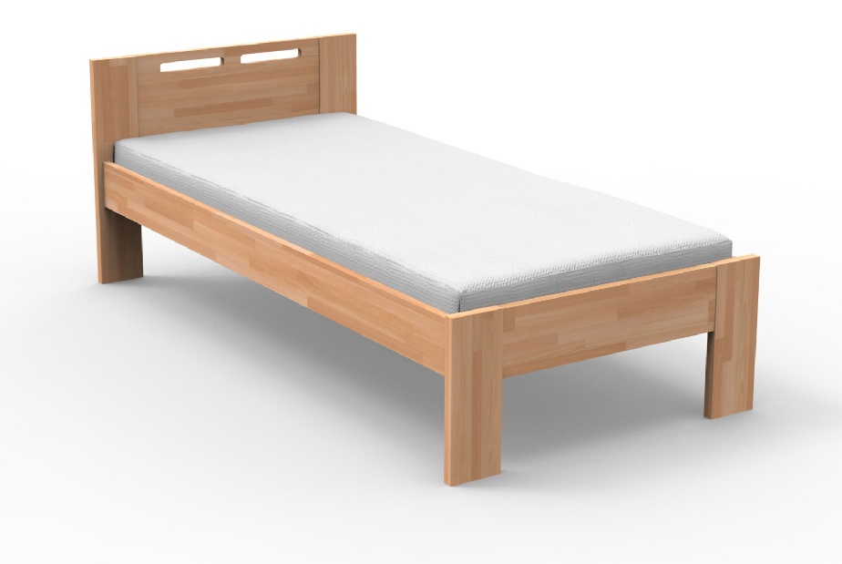 Jednolůžková postel 220x100 cm Neoma (masiv)