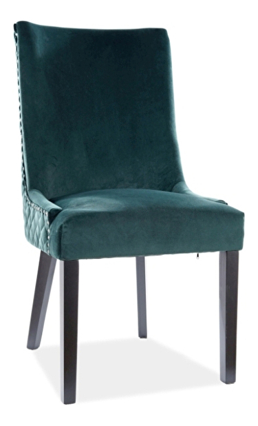 Jídelní židle Lelah (zelená + černá)