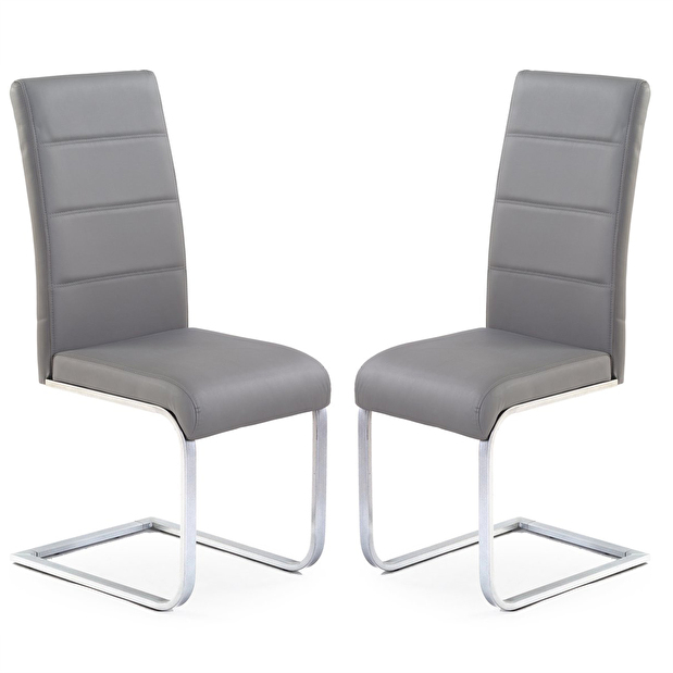 Jídelní židle (2 ks) K85 (šedá) *výprodej