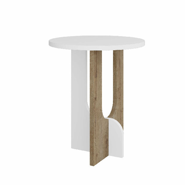 Příruční stolek Lukara (bílá)