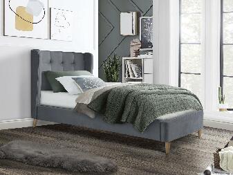 Jednolůžková postel 90 cm Espanola (šedá)