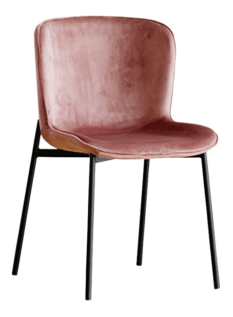 Jídelní židle Perite (starorůžová)