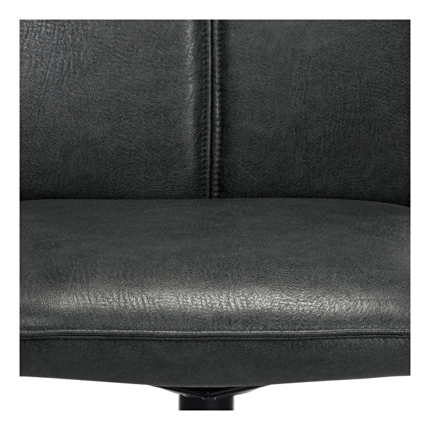 Jídelní židle Herbia-397-GREY3 (tmavě šedá + černá)