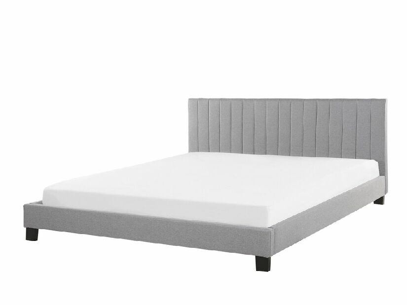 Manželská postel 180 cm PARASO (světle šedá) (s roštem)
