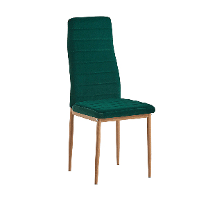 Jídelní židle Antigone NEW (smaragdová + dub)
