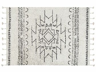 Dětský koberec 100 x 160 cm Kumba (černobílá)