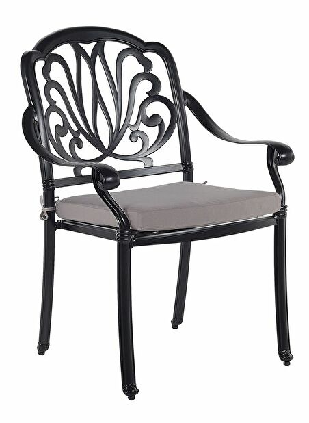 Set 4 ks. zahradních židlí Aneco (černá)