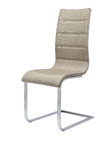 Jídelní židle K104 (béžová + bílá)
