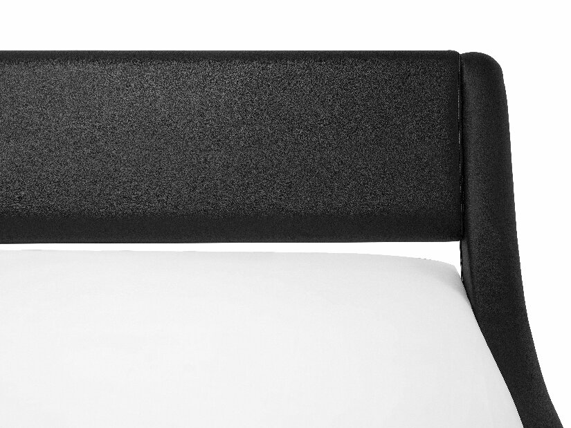 Manželská postel 160 cm AVENUE (s roštem a úl. prostorem) (černá)