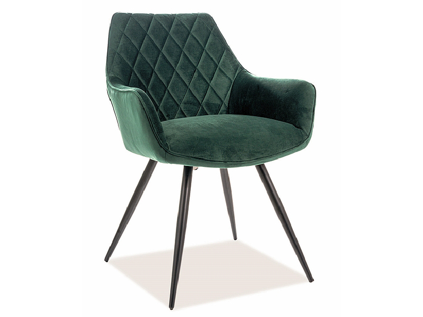 Jídelní židle Liana (zelená + černá)