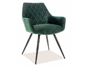 Jídelní židle Liana (zelená + černá)