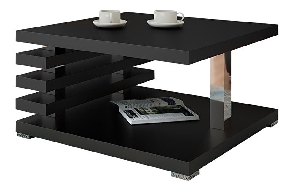 Konferenční stolek Komoso (černý lesk) *výprodej