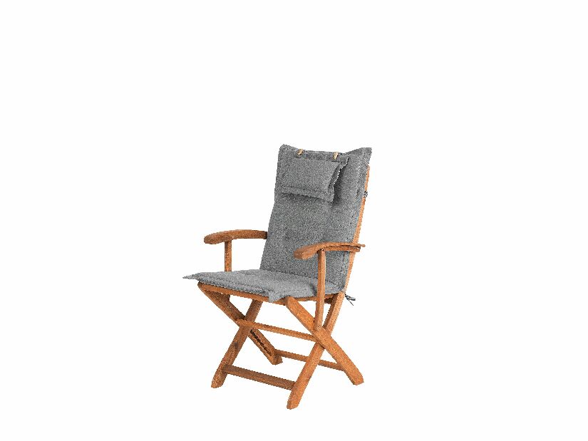 Set 2ks. židlí Mali (světlé dřevo) (dřevo) (šedé podsedáky)