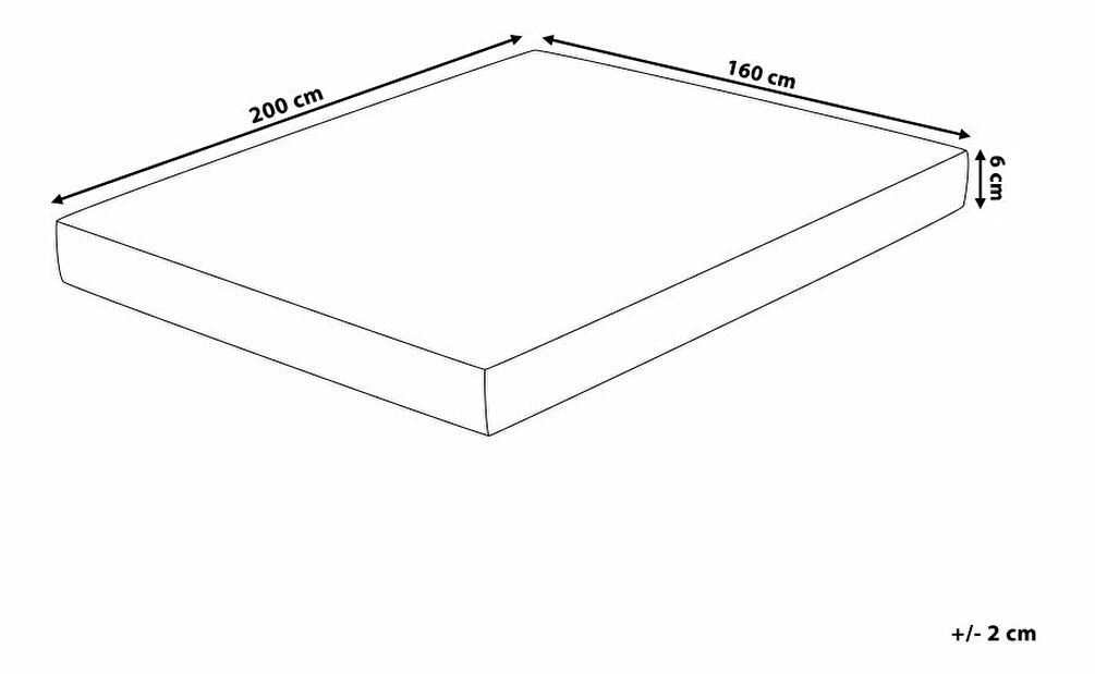 Potah na matrace 200x160 cm Conby (bílá)