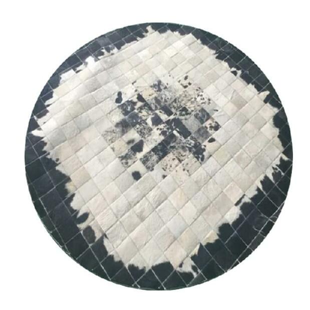 Kožený koberec Korlug TYP 09 (hovězí kůže + vzor patchwork)