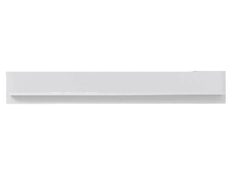Polička 140 cm Brendon (bílá)