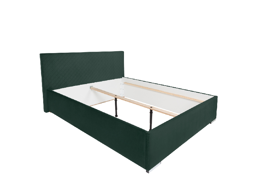 Manželská postel 140 cm BRW Syntia II (zelená)