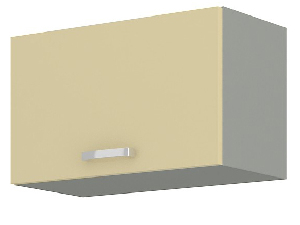 Horní kuchyňská skříňka Kelyn 60 GU 36 1F (lesk krémový + šedá)