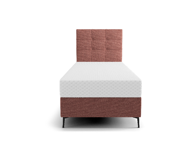 Jednolůžková postel 90 cm Infernus Comfort (terakota) (s roštem, bez úl. prostoru)