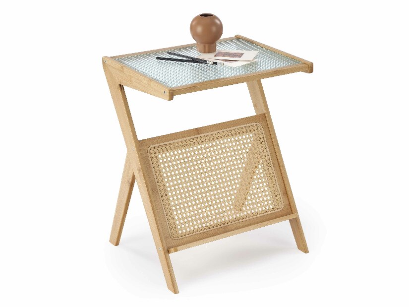 Konferenční stolek Freeda (přírodní dřevo)