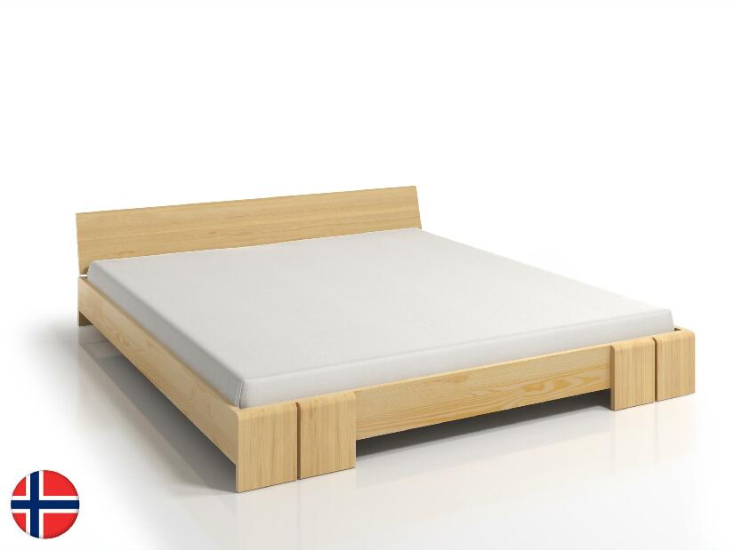 Manželská postel 160 cm Naturlig Galember (borovice) (s roštem)
