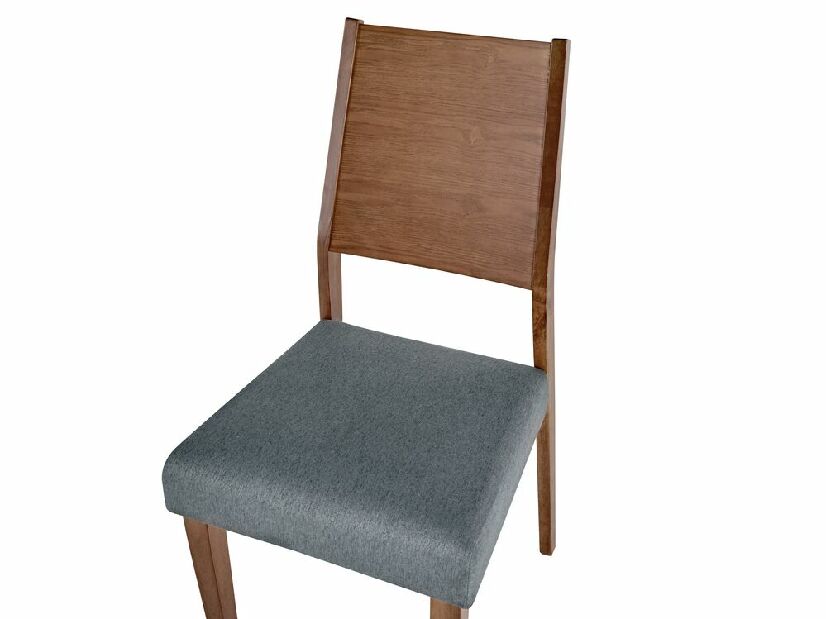 Set 2 ks jídelních židlí Eulalia (tmavé dřevo)