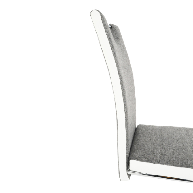 Jídelní židle Ive (tmavě šedá + bílá)