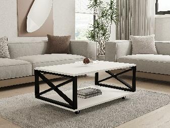  Konferenční stolek Tidito (bílá + černá)
