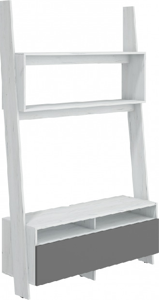 TV stolek/skříňka Raul (craft bílý + grafit)
