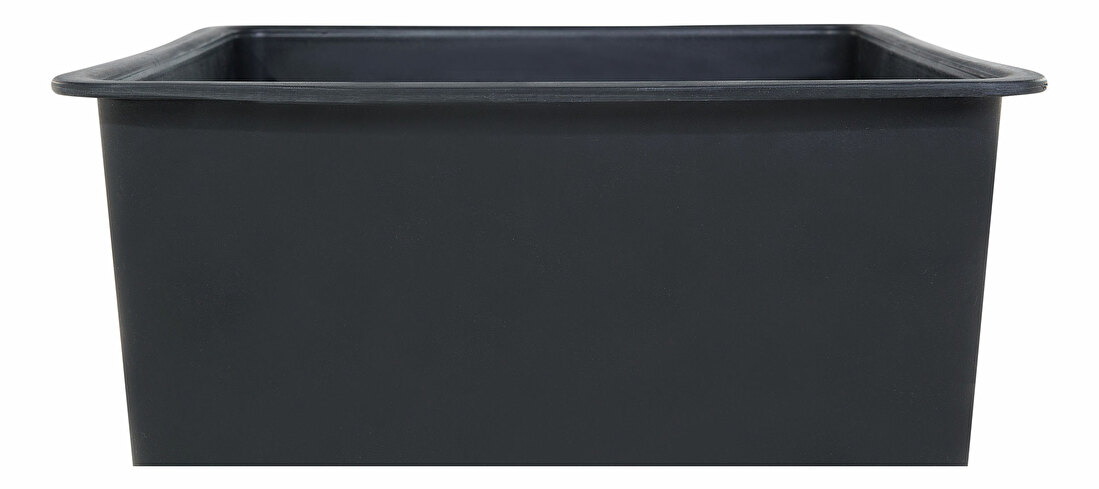 Set 3 ks. vložek do květináčů ERANTHA 42 cm (plast) (černá)