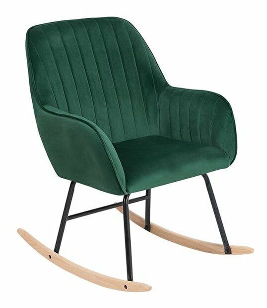 Houpací židle Luan (smaragdová)