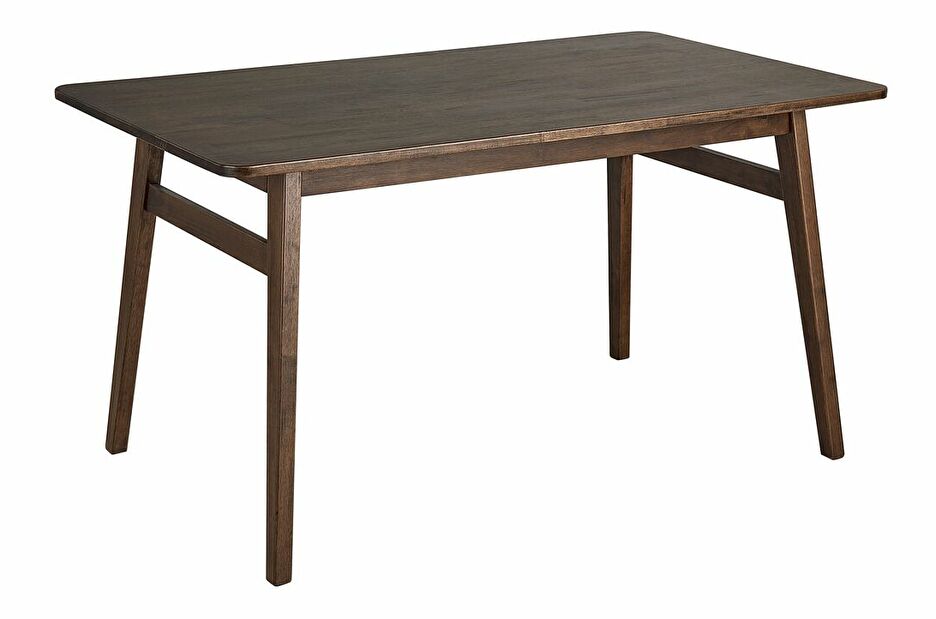 Jídelní stůl Valjean (tmavé dřevo) (pro 4 osoby)