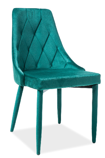 Jídelní židle Trix Velvet (zelená) *výprodej