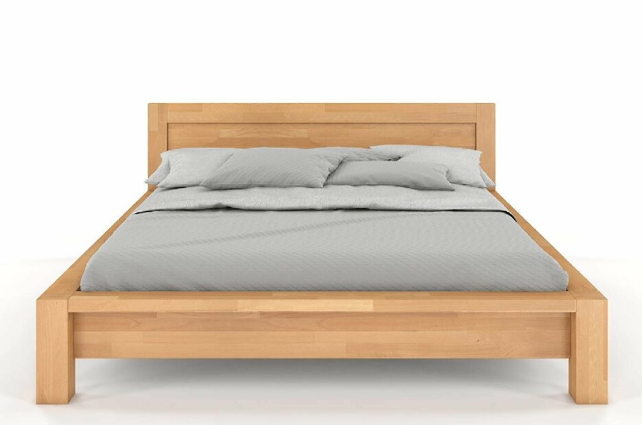 Manželská postel 180 cm Naturlig Fjaerland (buk)