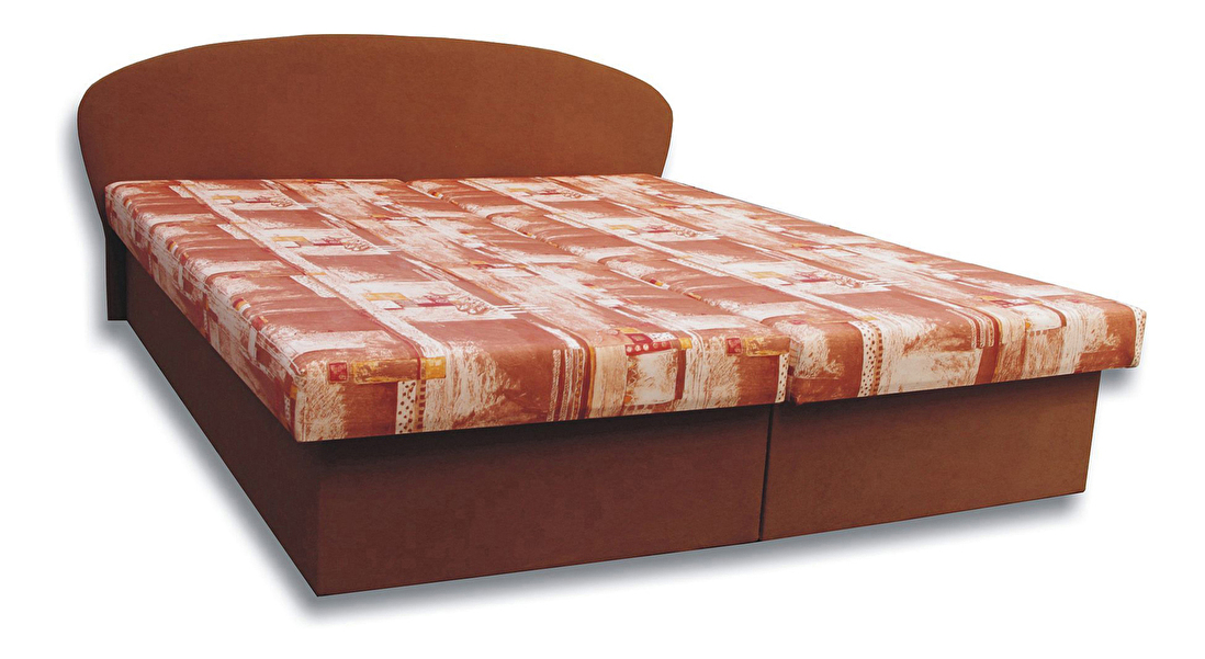 Manželská postel 160 cm Milka 3 (s pěnovými matracemi) *výprodej