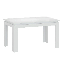 Jídelní stůl Lafer (bílá) (pro 4 až 6 osob)
