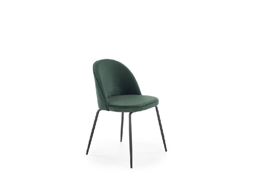 Jídelní židle Kliry (tmavě zelená)