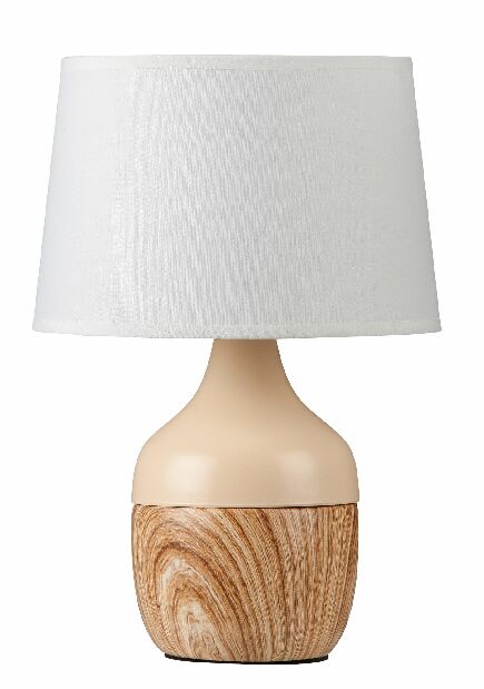 Stolní lampa Yvette 4370 (béžová + bílá)