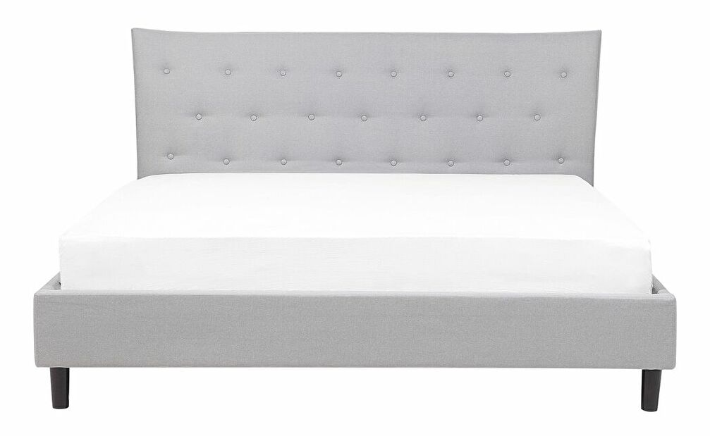 Manželská postel 160 cm SANTORI (s roštem) (šedá)