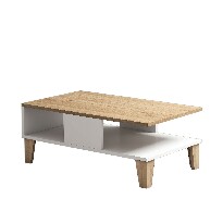 Konferenční stolek Asir Sumy (dub + bílá)