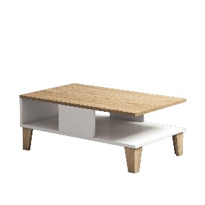 Konferenční stolek Sumy (dub + bílá)