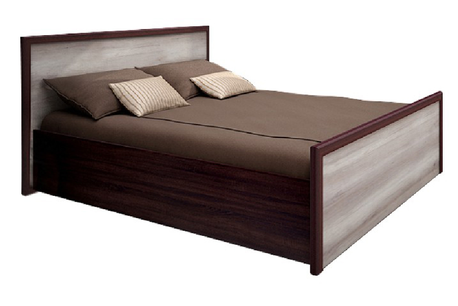 Manželská postel 160 cm Flamengo (s roštem a úl. prostorem)