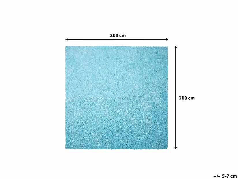 Koberec 200x200 cm Damte (světle modrá)