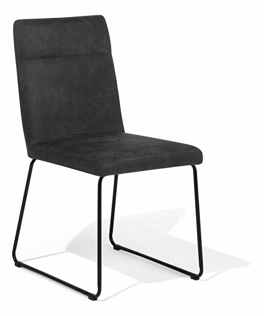 Set 2ks. jídelních židlí Neville (tmavě šedá)
