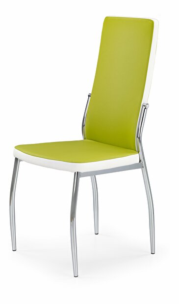 Jídelní židle K210 (zelená + bílá)