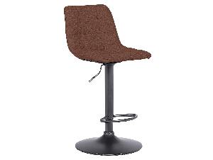 Barová židle Laila (černá + hnědá) 