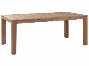 Zahradní stůl 190x105 cm (světlé dřevo)