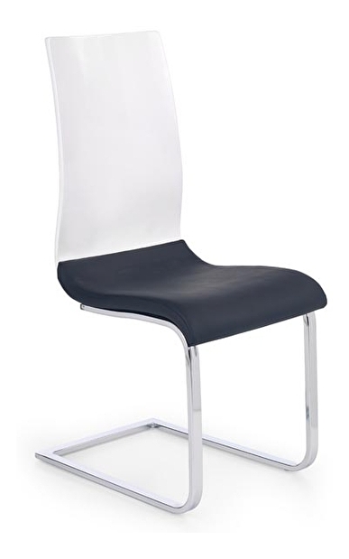 Jídelní židle K198 černo-bílá
